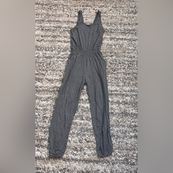 aerie Pants - Aerie Gray Everyday Track Jumpsuit